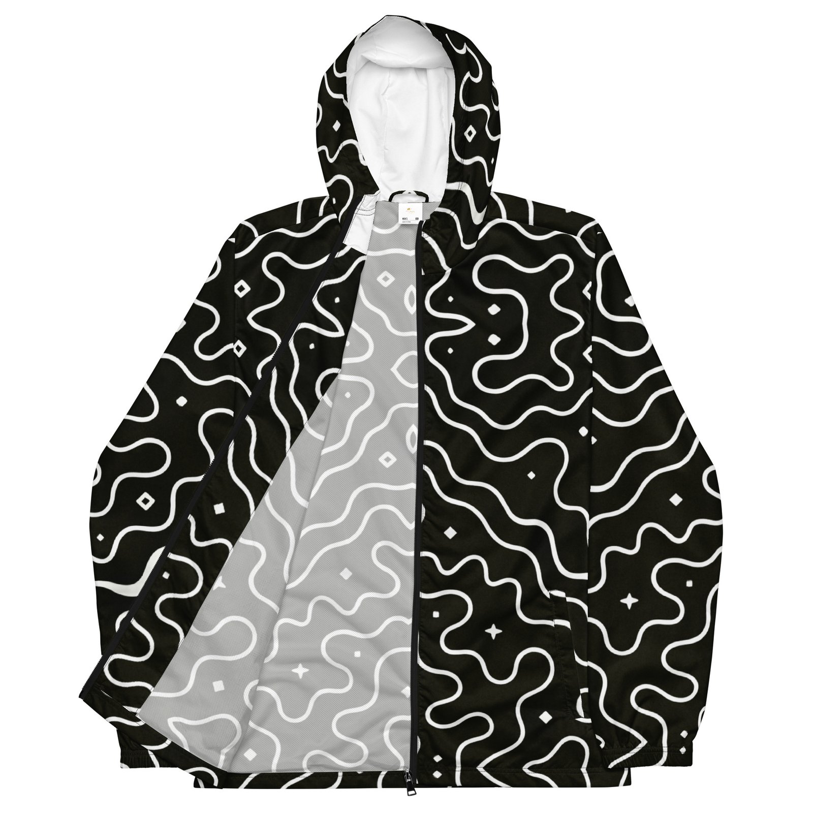 Niwakhe: Afro-Star Wave – Men’s windbreaker - Image 2