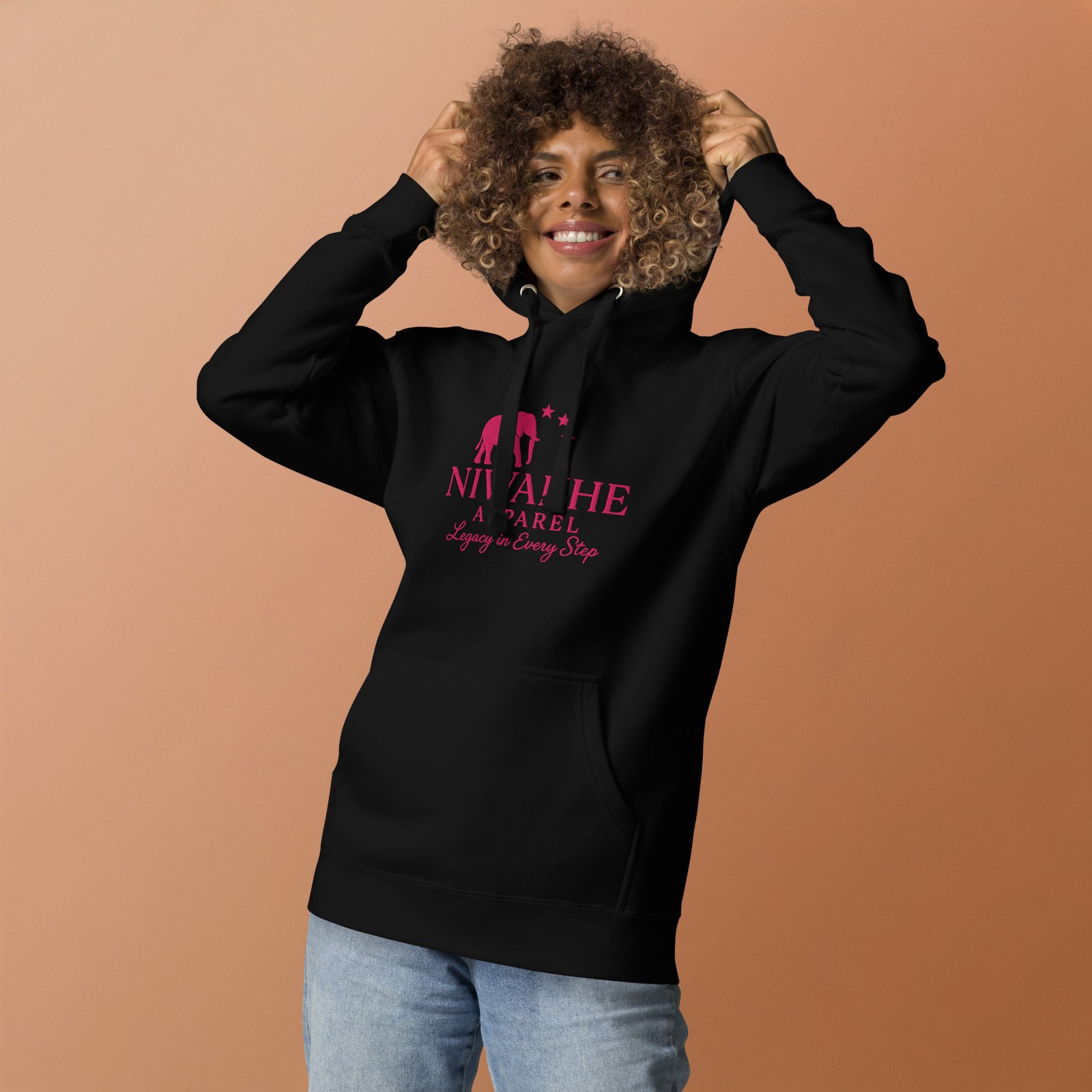 Niwakhe: Legacy in Every Step! – Women's Hoodie – Pink - Image 2
