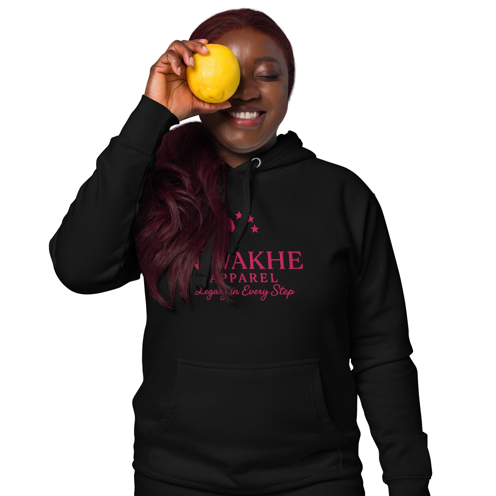 Niwakhe: Legacy in Every Step! – Women's Hoodie – Pink - Image 3