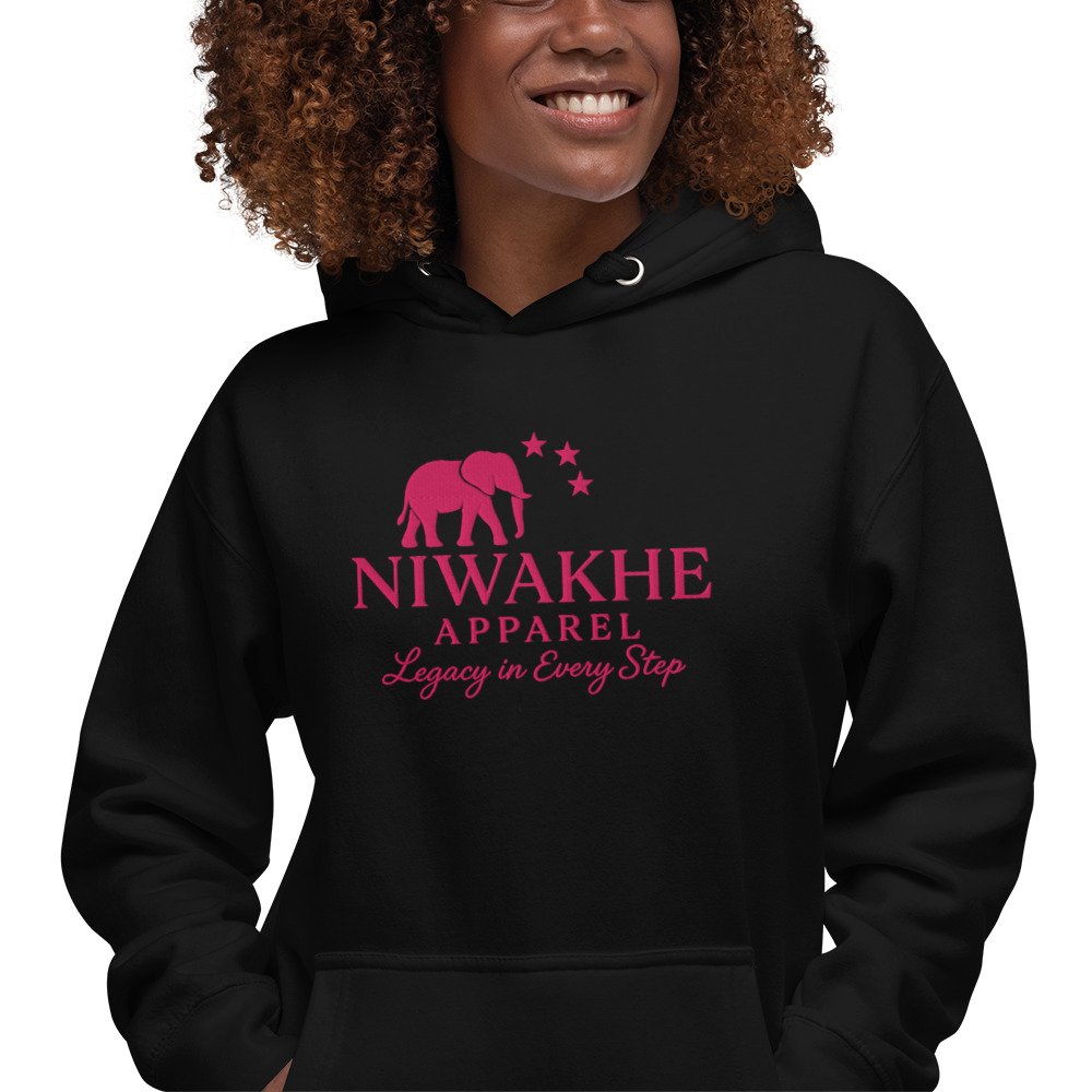 Niwakhe: Legacy in Every Step! – Women's Hoodie – Pink - Image 4