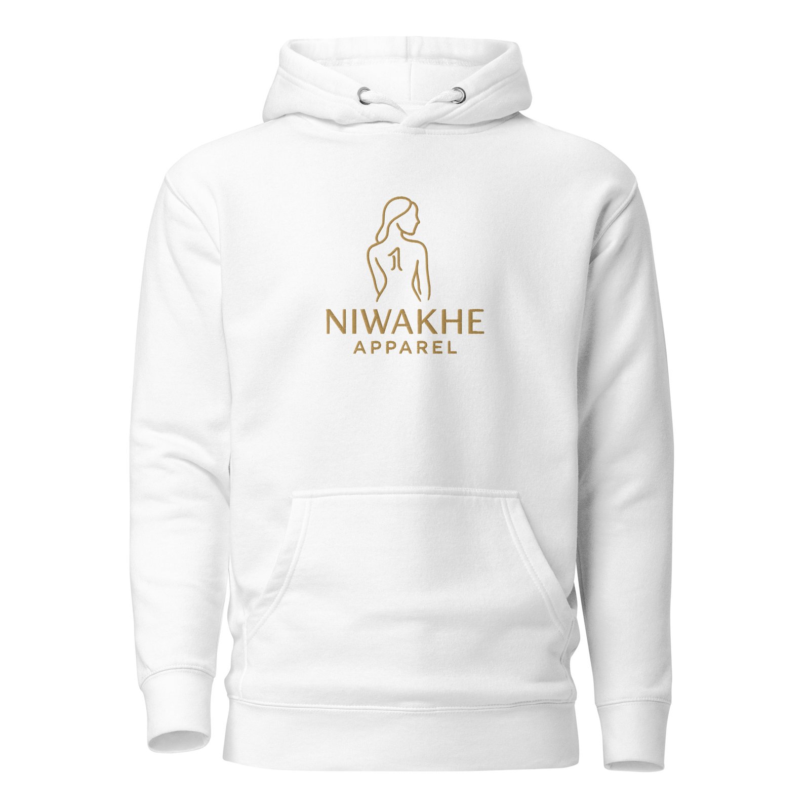 Niwakhe: Niwakurves Signature™ – Unisex Hoodie – Gold - Image 2