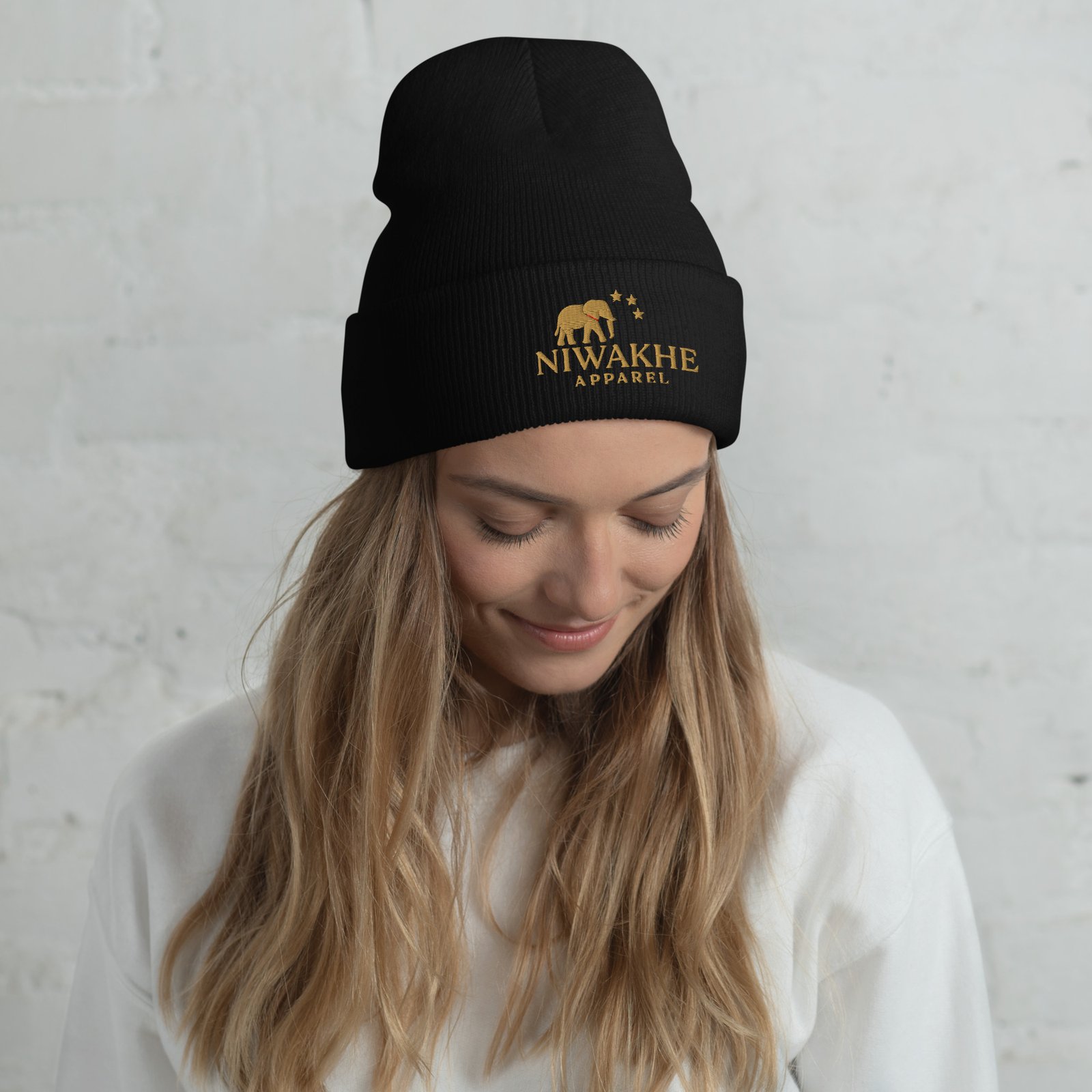 Niwakhe Signature - Cuffed Beanie - Gold - Image 2