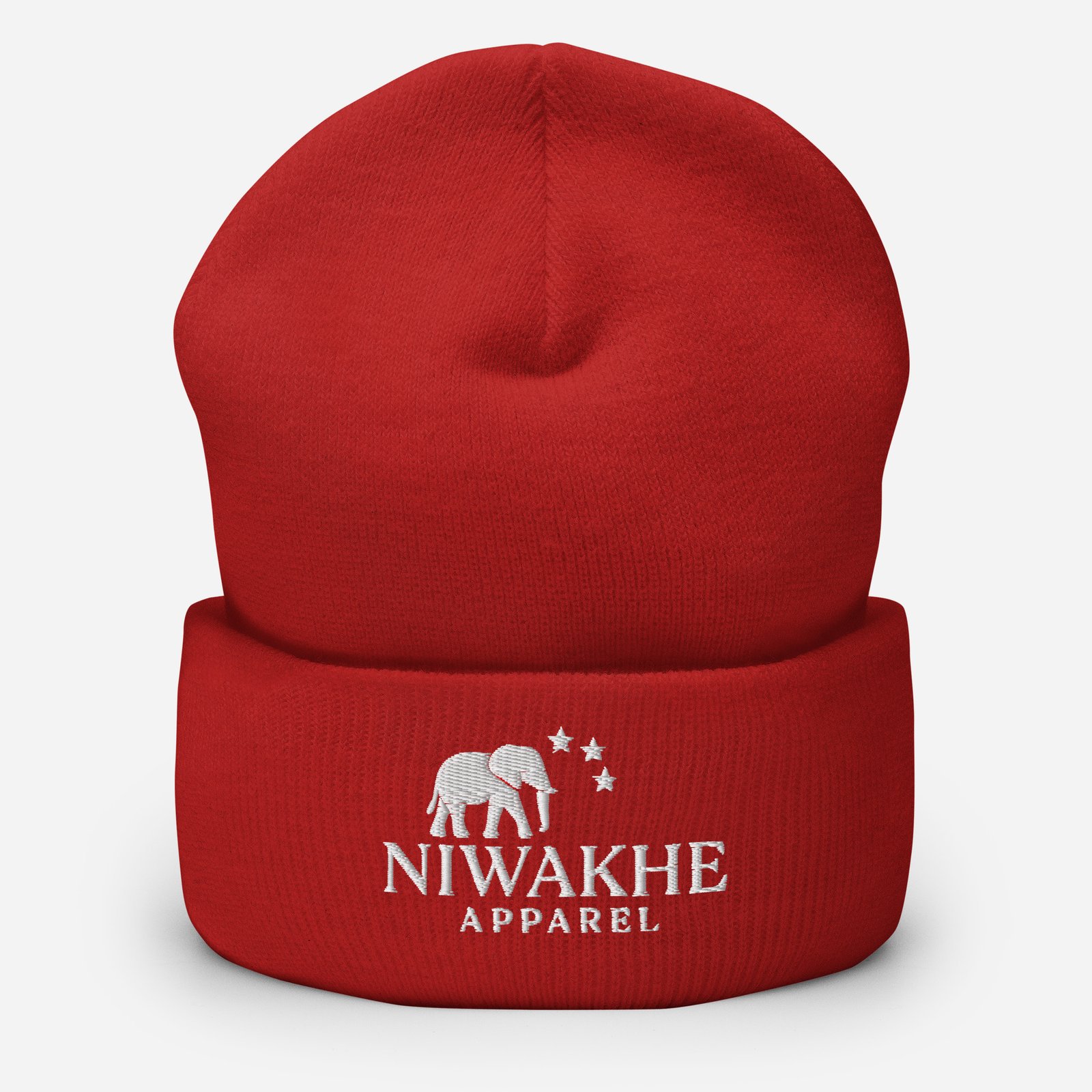 Niwakhe Signature - Cuffed Beanie - White - Image 7