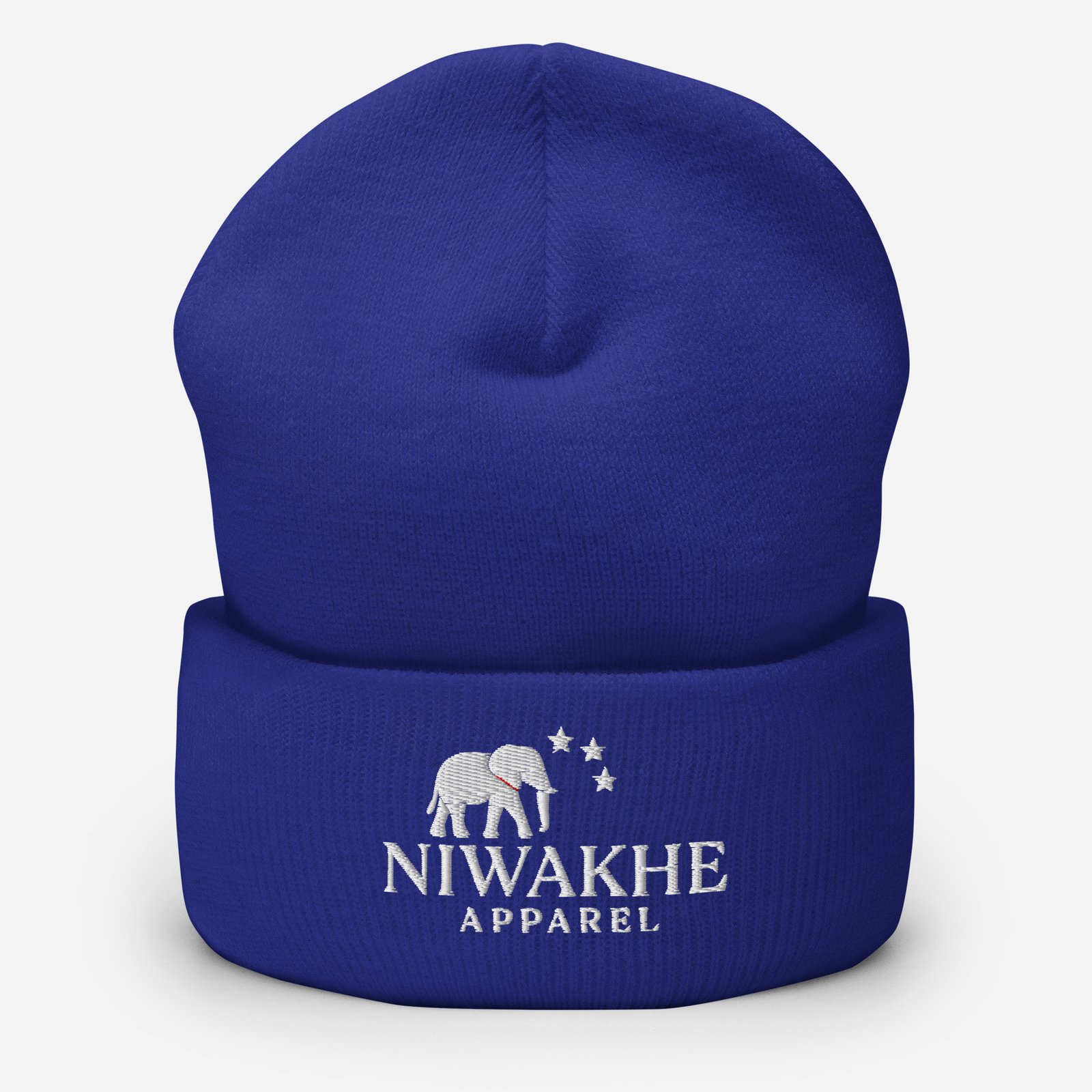 Niwakhe Signature - Cuffed Beanie - White - Image 6