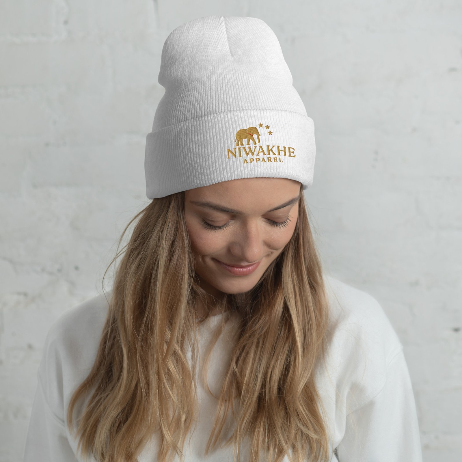 Niwakhe Signature - Cuffed Beanie - Gold - Image 3